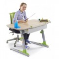 Regulējams skolas galds  Profi 3 ar ergonomisku krēslu no eko ādas